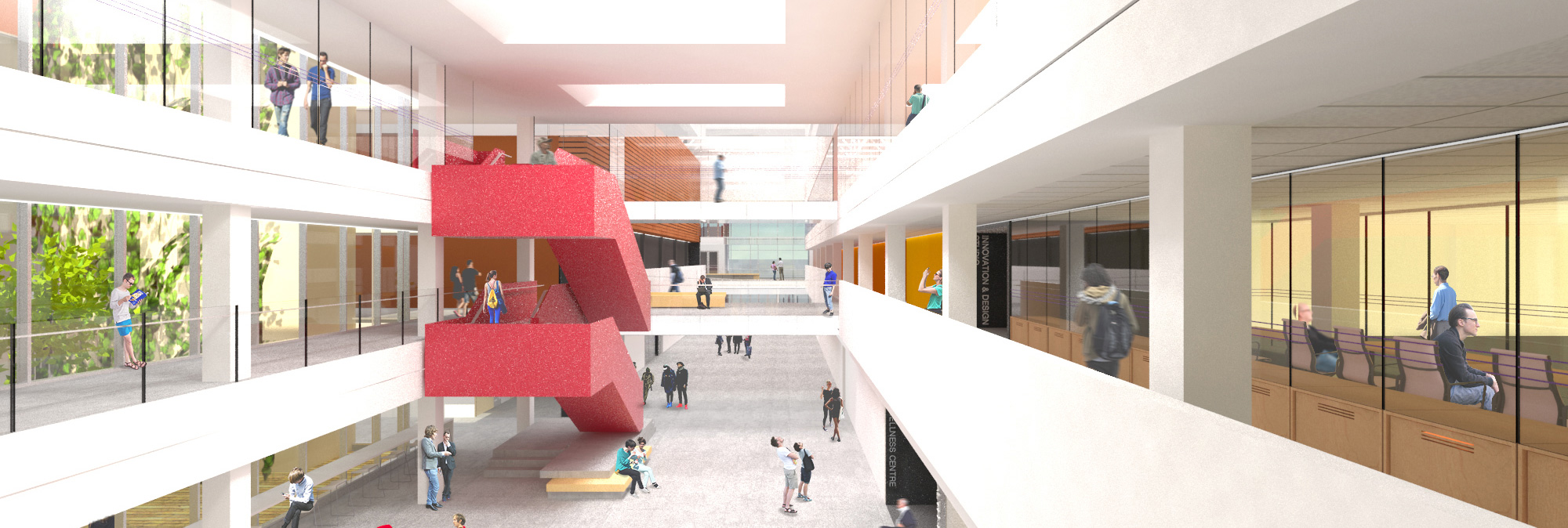 proposed second level of Mitchell Hall